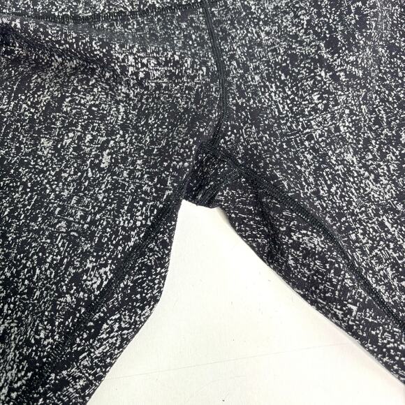 Lululemon Wunder Under High Rise Crop Define Black, White 6 - Picture 3 of 9